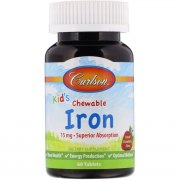 Carlson Labs Kid's Chewable Iron 15 мг 60 таб
